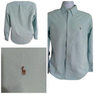 Ralph Lauren Mens Button Front Long Sleeve Shirt Size S